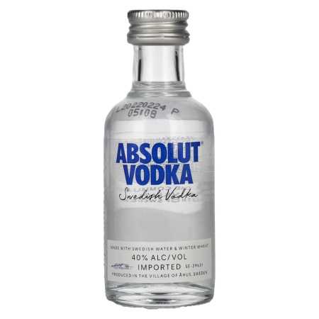 🌾Absolut Vodka 40% Vol. 0,05l | Whisky Ambassador
