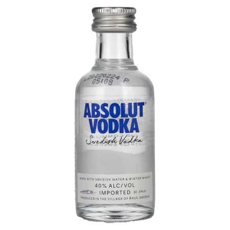 Absolut Vodka 40% Vol. 0,05l | Svensk vodka | 🌾 Whisky Ambassador | Online Shop