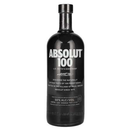 Absolut Vodka 100 50% Vol. 1l | Schwedischer Vodka | 🌾 Whisky Ambassador | Online Shop