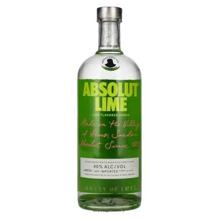 🌾Absolut LIME Flavored Vodka 40% Vol. 1l | Whisky Ambassador