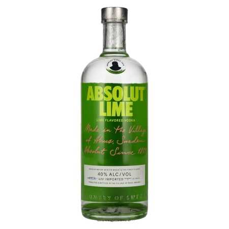 Absolut LIME Flavored Vodka 40% Vol. 1l | Švédská vodka | 🌾 Whisky Ambassador | Online Shop