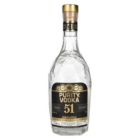 Purity CONNOISSEUR 51 RESERVE Organic Vodka 40% Vol. 0,7l | Svensk vodka | 🌾 Whisky Ambassador | Online Shop