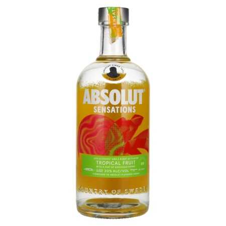 Absolut Sensations TROPICAL FRUIT Flavored Vodka 20% Vol. 0,7l | Schwedischer Vodka | 🌾 Whisky Ambassador | Online Shop