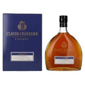 Vol. Geschenkbox 40% Cognac Chatelier Claude 0,7l in VSOP Fine