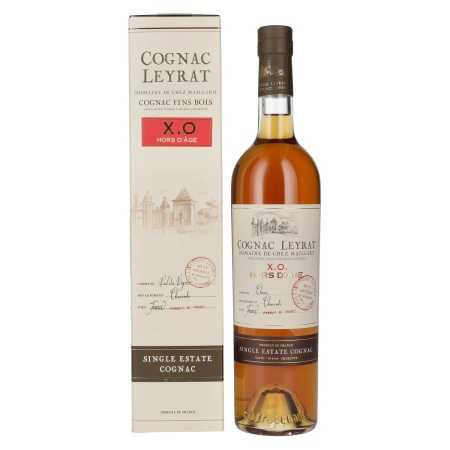 🌾Cognac Leyrat X.O. Hors D'Âge Single Estate Cognac 40% Vol. 0,7l in Geschenkbox | Whisky Ambassador