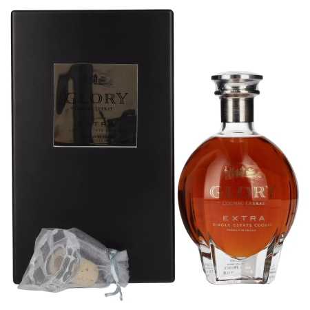 🌾Cognac Leyrat EXTRA Glory Single Estate Cognac 45% Vol. 0,7l in Holzkiste | Whisky Ambassador