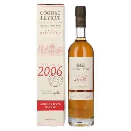 🌾Cognac Leyrat Single Estate Cognac Vintage 2006 41,8% Vol. 0,5l in Geschenkbox | Whisky Ambassador
