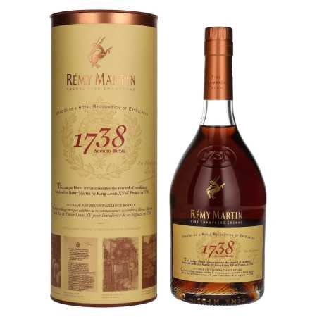 🌾Rémy Martin 1738 ACCORD ROYAL Cognac Fine Champagne 40% Vol. 0,7l in Geschenkbox | Whisky Ambassador
