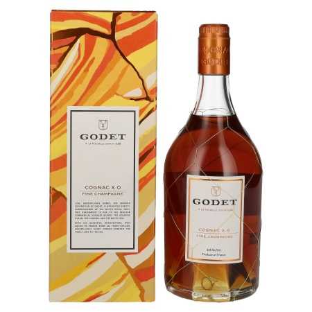 Godet Cognac X.O Fine Champagne 40% Vol. 0,7l in Geschenkbox