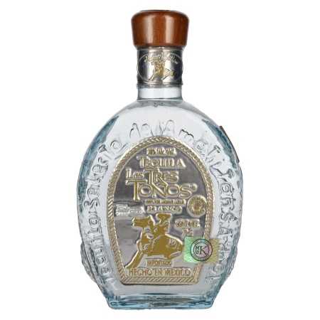 Los Tres Tonos BLANCO Tequila 38% Vol. 0,7l | Blanco, Plata en Zilveren Tequila | 🌾 Whisky Ambassador | Online Shop