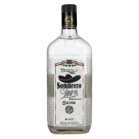 🌾*Sombrero Tequila Silver 100% Puro de Agave 38% Vol. 0,7l | Whisky Ambassador