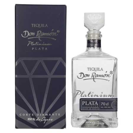 Don Ramón Platinum Plata 100% Agave 35% Vol. 0,7l in Geschenkbox | Tequila-likör | 🌾 Whisky Ambassador | Online Shop