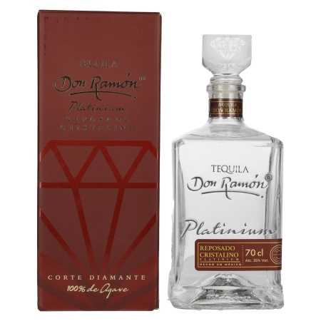 Don Ramón Platinum Reposado Cristalino 100% Agave 35% Vol. 0,7l in Geschenkbox | Tequila Likör | 🌾 Whisky Ambassador | Online Shop