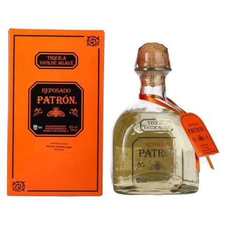 Patrón Tequila Reposado 40% Vol. 0,7l in Geschenkbox | Reposado, Oro και Gold Tequila | 🌾 Whisky Ambassador | Online Shop