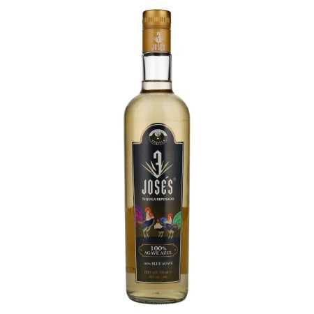 3 Josés Tequila REPOSADO 100% Agave Azul 40% Vol. 0,7l