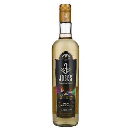 🌾3 Josés Tequila REPOSADO 100% Agave Azul 40% Vol. 0,7l | Whisky Ambassador