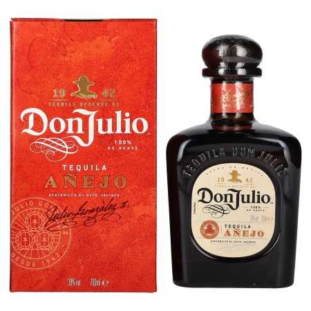 Don Julio Tequila Añejo 100% Agave 38% Vol. 0,7l in Geschenkbox | Tequila Añejo | 🌾 Whisky Ambassador | Online Shop