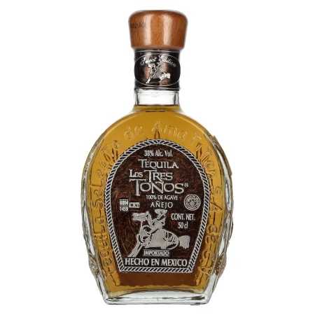 Los Tres Tonos AÑEJO Tequila 100% de Agave 38% Vol. 0,5l | Añejo Tequila | 🌾 Whisky Ambassador | Online Shop