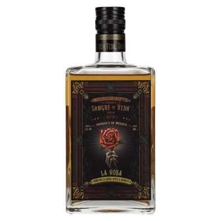 Sangre de Vida Loteria LA ROSA Añejo Tequila 100% de Agave 40% Vol. 0,35l | Añejo tequila | 🌾 Whisky Ambassador | Online Shop