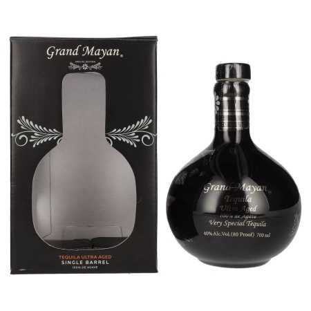 Grand Mayan ULTRA AGED Single Barrel Tequila 100% de Agave 40% Vol. 0,7l in Geschenkbox | Tequila Extra Añejo | 🌾 Whisky Ambassador | Online Shop