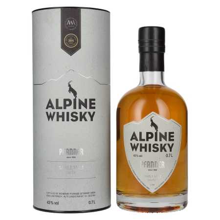 Pfanner Alpine Single Malt Whisky 43% Vol. 0,7l in Geschenkbox | Austria Whisky | 🌾 Whisky Ambassador | Online Shop