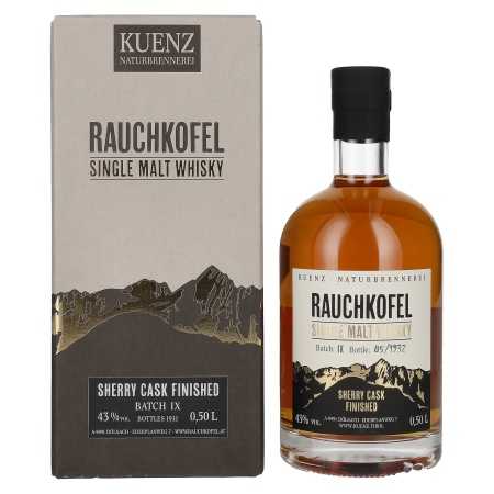 Rauchkofel Single Malt Whisky Sherry Cask Finished 43% Vol. 0,5l in Geschenkbox | Österreichischer Whisky | 🌾 Whisky Ambassador | Online Shop