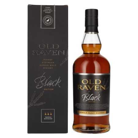 🌾Old Raven Triple Distilled Single Malt Whisky Black Edition Fasstärke Batch 1 55,2% Vol. 0,7l | Whisky Ambassador