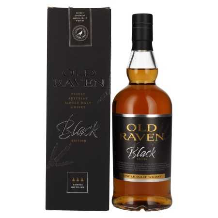 🌾Old Raven Triple Distilled Single Malt Whisky Black Edition 41,8% Vol. 0,7l | Whisky Ambassador