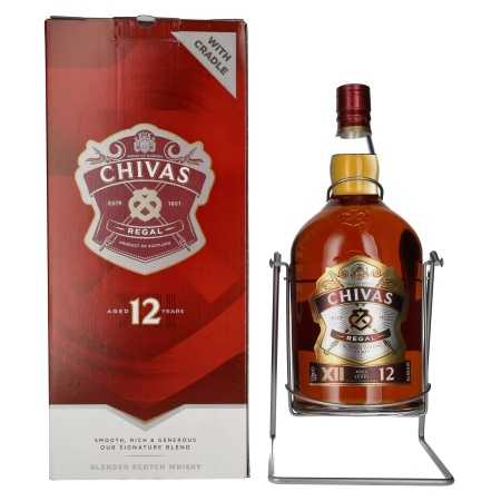 🌾Chivas Regal 12 Years Old Blended Scotch Whisky 40% Vol. 4,5l im Schwenkständer mit Ausgießer | Whisky Ambassador