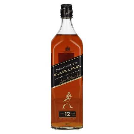 Johnnie Walker BLACK LABEL 12 Years Old Blended Scotch Whisky 40% Vol. 1l | Scotch Whisky | 🌾 Whisky Ambassador | Online Shop