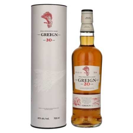 Greign 20 Years Old Single Grain Scotch Whisky 40% Vol. 0,7l in Geschenkbox | Highland Whisky | 🌾 Whisky Ambassador | Online Shop