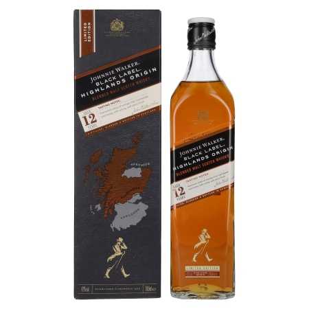 Johnnie Walker BLACK LABEL 12 Years Old HIGHLAND ORIGIN Limited Edition 42% Vol. 0,7l | Highland Whisky | 🌾 Whisky Ambassador | Online Shop