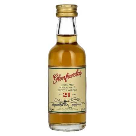 Glenfarclas 21 Years Old Highland Single Malt Scotch Whisky 43% Vol. 0,05l | Highland Whisky | 🌾 Whisky Ambassador | Online Shop