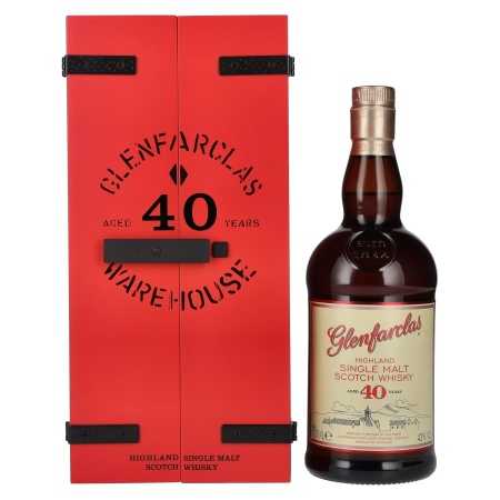 Glenfarclas 40 Years Old Highland Single Malt Scotch Whisky 43% Vol. 0,7l in Geschenkbox 🌾 Whisky Ambassador 