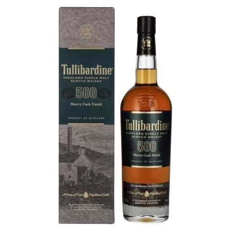 Tullibardine 500 Sherry Finish Highland Single Malt Scotch Whisky 43% Vol. 0,7l in Geschenkbox | Highland Whisky | 🌾 Whisky Ambassador | Online Shop