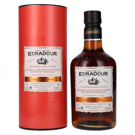 Edradour 21 Years Old Oloroso Cask Finish 1995 56,2% Vol. 0,7l in Geschenkbox 🌾 Whisky Ambassador 