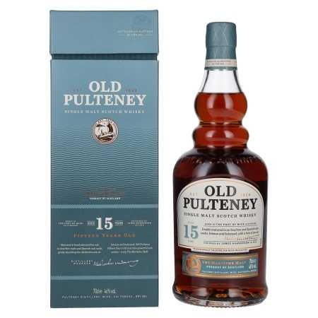 Old Pulteney 15 Years Old Single Malt Scotch Whisky 46% Vol. 0,7l in Geschenkbox 🌾 Whisky Ambassador 